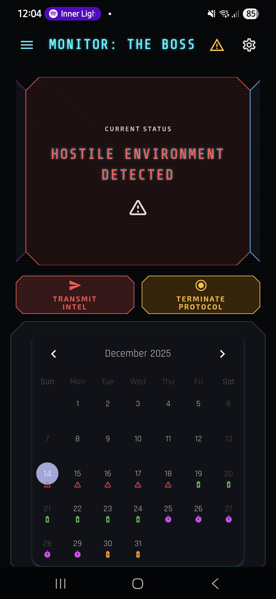 App screenshot showing the main dashboard. Recommended size: 300x650.